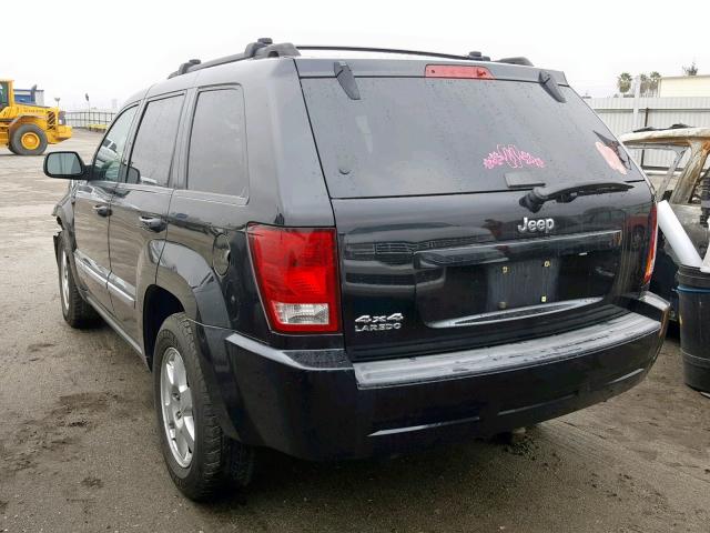 1J4PR4GK4AC160346 - 2010 JEEP GRAND CHER BLACK photo 3