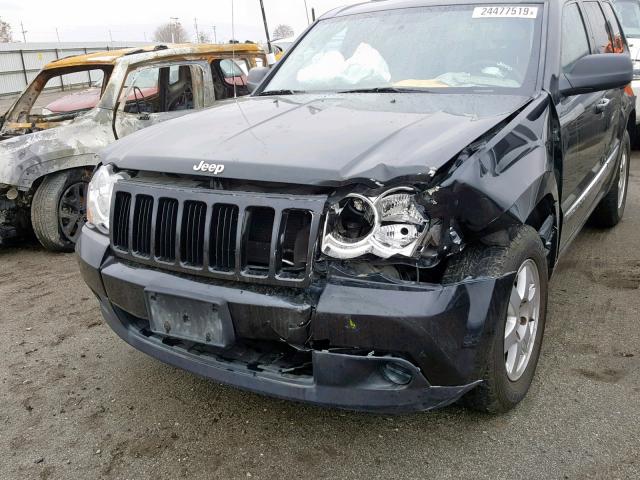 1J4PR4GK4AC160346 - 2010 JEEP GRAND CHER BLACK photo 9