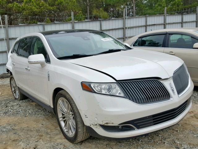 2LMHJ5AT5DBL54154 - 2013 LINCOLN MKT WHITE photo 1