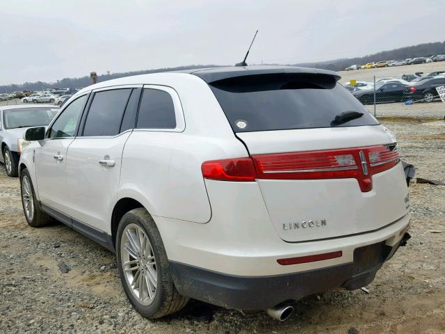 2LMHJ5AT5DBL54154 - 2013 LINCOLN MKT WHITE photo 3