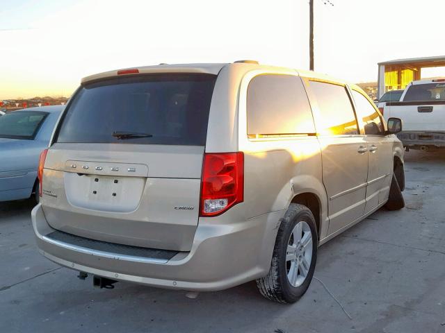 2C4RDGDG7CR311723 - 2012 DODGE GRAND CARA GOLD photo 4