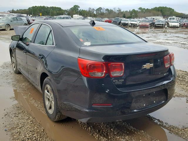 1G11B5SAXDF140716 - 2013 CHEVROLET MALIBU LS BLACK photo 3