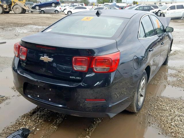 1G11B5SAXDF140716 - 2013 CHEVROLET MALIBU LS BLACK photo 4