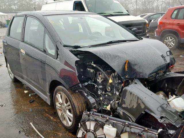 JHMGE88449S022587 - 2009 HONDA FIT SPORT BLACK photo 1