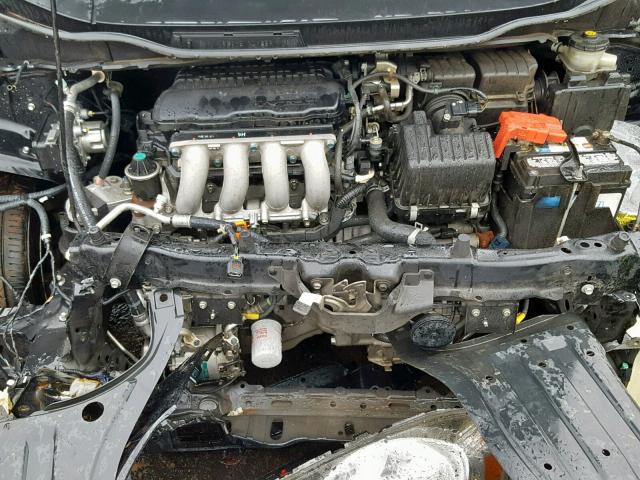 JHMGE88449S022587 - 2009 HONDA FIT SPORT BLACK photo 7