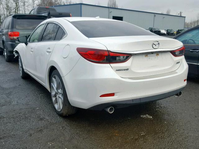 JM1GJ1V67F1169580 - 2015 MAZDA 6 TOURING WHITE photo 3