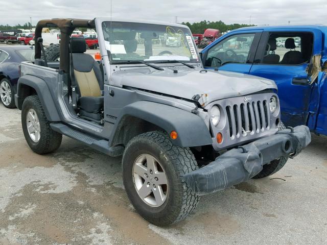 1C4AJWAG5DL701802 - 2013 JEEP WRANGLER S GRAY photo 1