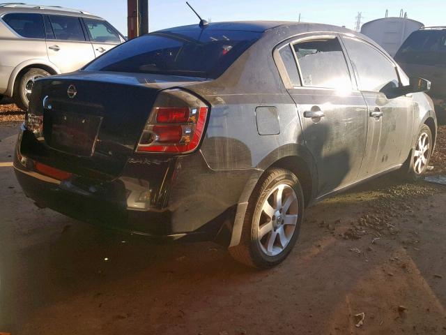 3N1AB61E18L690497 - 2008 NISSAN SENTRA 2.0 BLACK photo 4