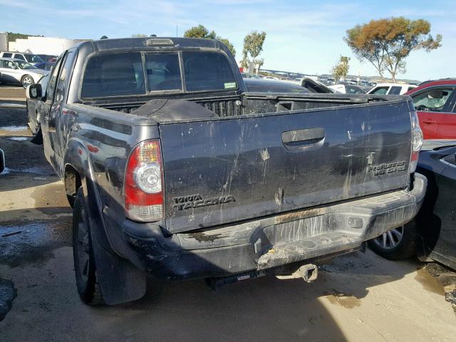 5TETU4GN2AZ726423 - 2010 TOYOTA TACOMA PRE CHARCOAL photo 3