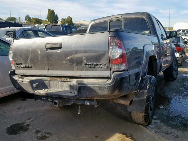 5TETU4GN2AZ726423 - 2010 TOYOTA TACOMA PRE CHARCOAL photo 4