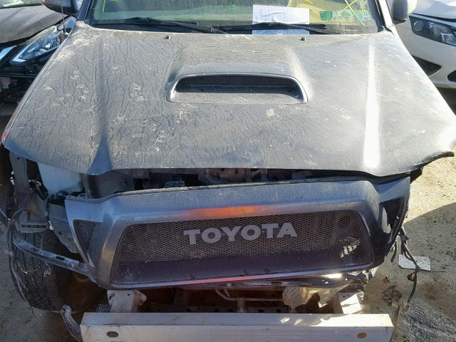 5TETU4GN2AZ726423 - 2010 TOYOTA TACOMA PRE CHARCOAL photo 7