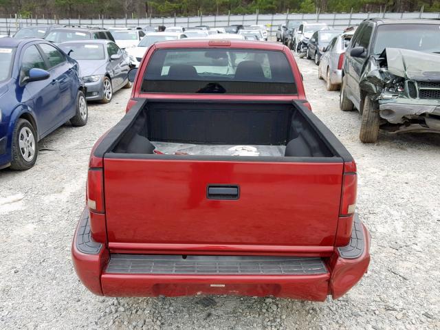 1GCCS19W9Y8244201 - 2000 CHEVROLET S TRUCK S1 RED photo 6