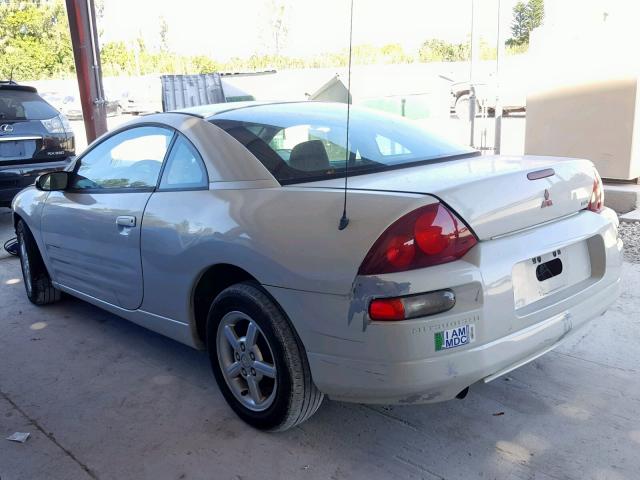 4A3AC34G01E229266 - 2001 MITSUBISHI ECLIPSE RS WHITE photo 3