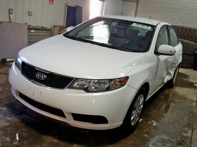 KNAFU4A23A5173079 - 2010 KIA FORTE EX WHITE photo 2