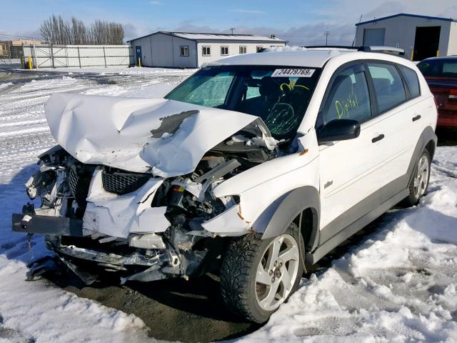 5Y2SL628X4Z461486 - 2004 PONTIAC VIBE WHITE photo 2