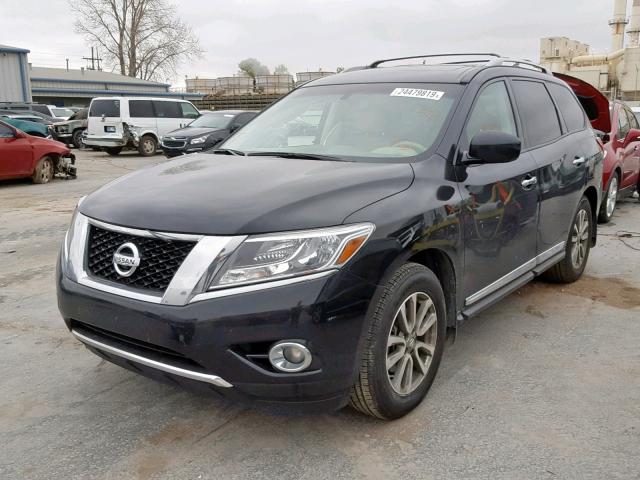 5N1AR2MM8FC701472 - 2015 NISSAN PATHFINDER BLACK photo 2