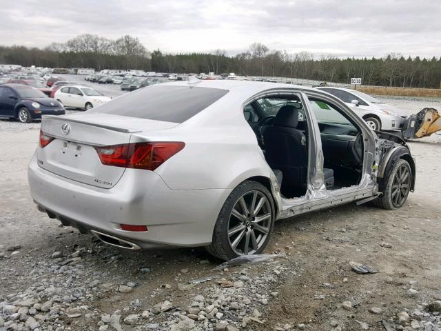 JTHBE1BL1FA002719 - 2015 LEXUS GS 350 SILVER photo 4