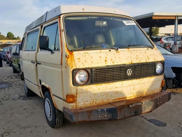 WV2ZA0254CH128181 - 1982 VOLKSWAGEN VANAGON CA YELLOW photo 1