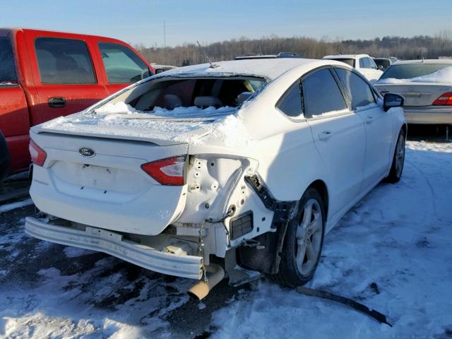 3FA6P0G76GR238721 - 2016 FORD FUSION S WHITE photo 4