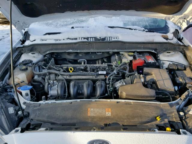 3FA6P0G76GR238721 - 2016 FORD FUSION S WHITE photo 7