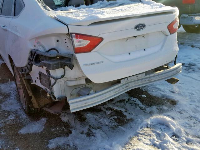 3FA6P0G76GR238721 - 2016 FORD FUSION S WHITE photo 9