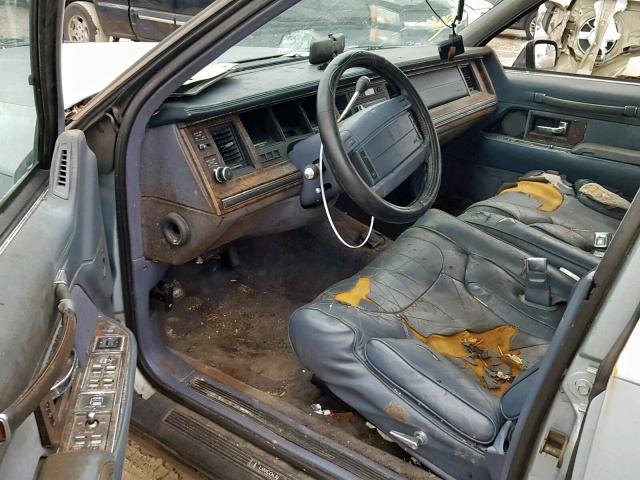 1LNLM82F9LY603161 - 1990 LINCOLN TOWN CAR S BLUE photo 9