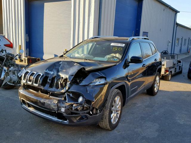 1C4PJMDS3GW115438 - 2016 JEEP CHEROKEE L BLACK photo 2