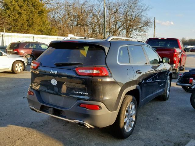 1C4PJMDS3GW115438 - 2016 JEEP CHEROKEE L BLACK photo 4