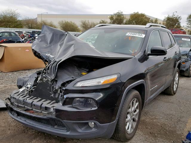 1C4PJLCB5FW683958 - 2015 JEEP CHEROKEE L BLACK photo 2