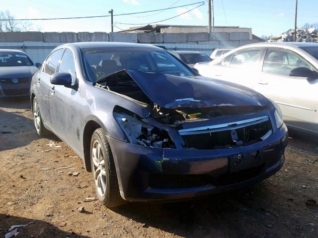 JNKBV61F67M810248 - 2007 INFINITI G35 GRAY photo 1