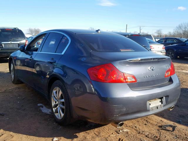 JNKBV61F67M810248 - 2007 INFINITI G35 GRAY photo 3