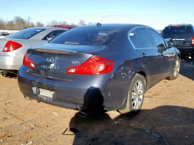 JNKBV61F67M810248 - 2007 INFINITI G35 GRAY photo 4