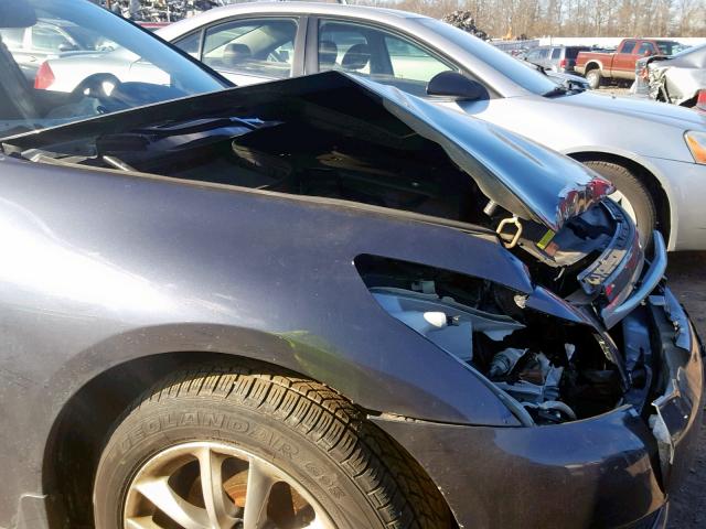 JNKBV61F67M810248 - 2007 INFINITI G35 GRAY photo 9