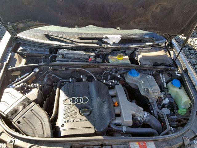 WAUAC48H43K021310 - 2003 AUDI A4 1.8 CAB GRAY photo 7