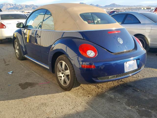 3VWRF31Y96M333196 - 2006 VOLKSWAGEN NEW BEETLE Blau Foto 3