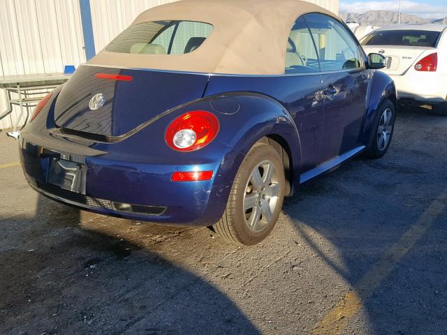 3VWRF31Y96M333196 - 2006 VOLKSWAGEN NEW BEETLE Blau Foto 4