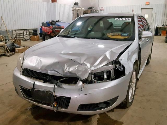 2G1WC5E31D1232028 - 2013 CHEVROLET IMPALA LTZ SILVER photo 2