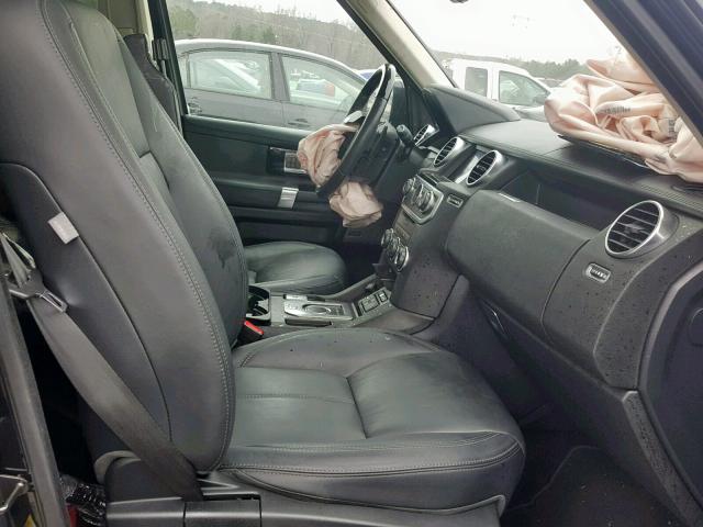 SALAK2V63FA775993 - 2015 LAND ROVER LR4 HSE LU BLACK photo 5