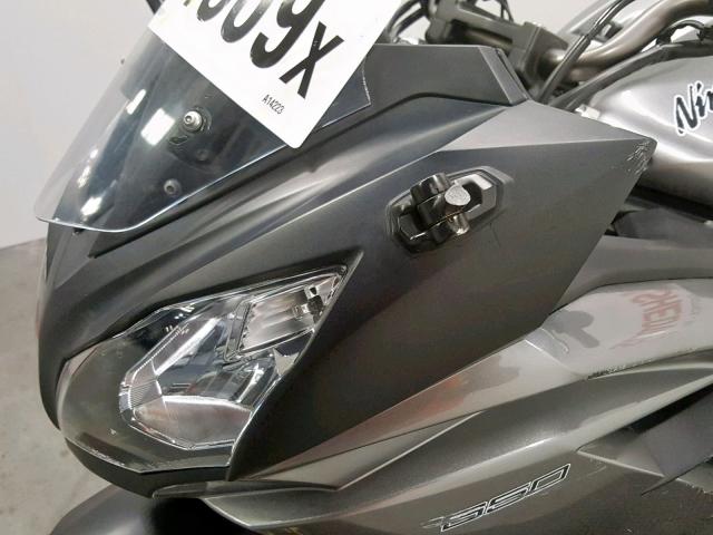 JKAEXEF16EDA14223 - 2014 KAWASAKI EX650 F BLACK photo 10