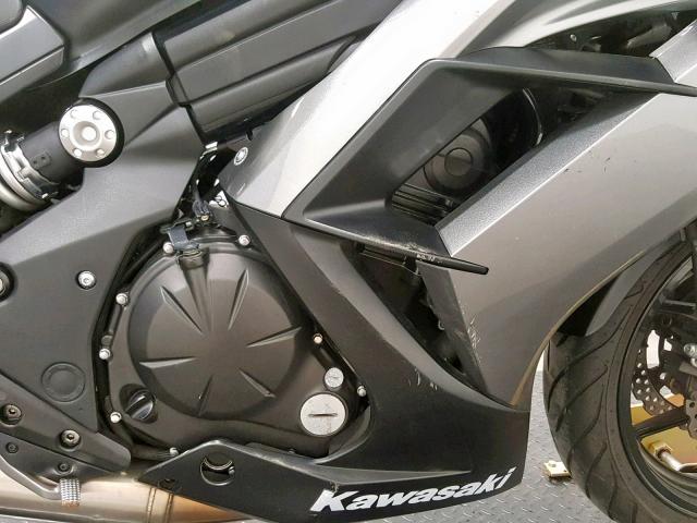 JKAEXEF16EDA14223 - 2014 KAWASAKI EX650 F BLACK photo 5