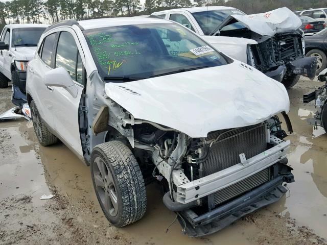 KL4CJCSB6DB110243 - 2013 BUICK ENCORE WHITE photo 1