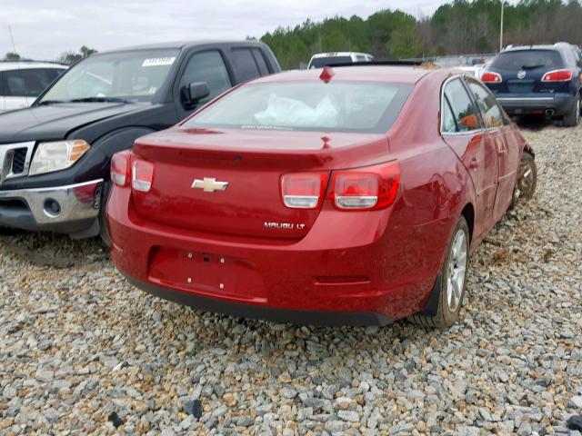 1G11C5SL5EF151820 - 2014 CHEVROLET MALIBU 1LT RED photo 4