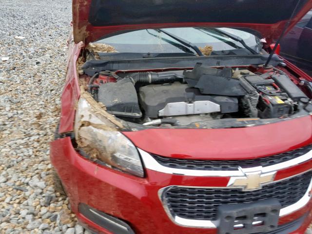 1G11C5SL5EF151820 - 2014 CHEVROLET MALIBU 1LT RED photo 7