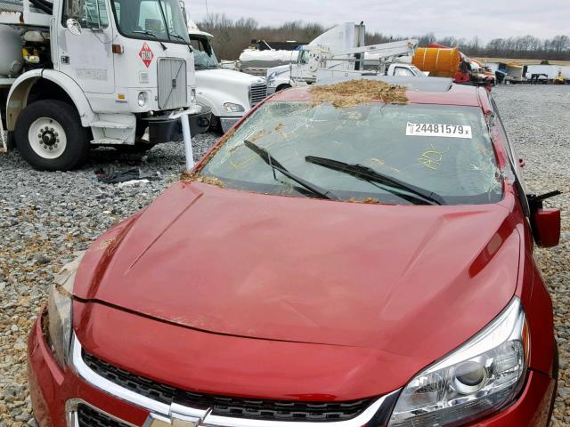 1G11C5SL5EF151820 - 2014 CHEVROLET MALIBU 1LT RED photo 9