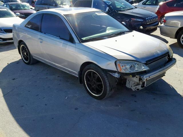 1HGEM21072L101625 - 2002 HONDA CIVIC EX SILVER photo 1