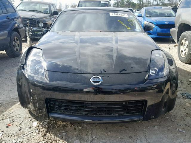 JN1AZ34D44T152122 - 2004 NISSAN 350Z COUPE BLACK photo 9