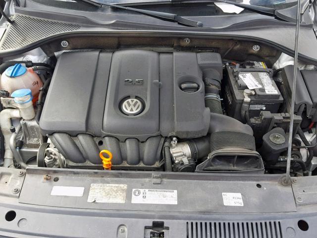 1VWBH7A39CC036269 - 2012 VOLKSWAGEN PASSAT SE GRAY photo 7