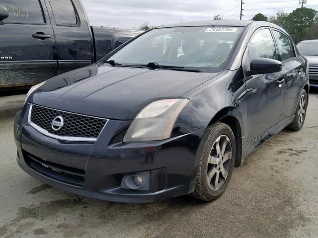 3N1AB6AP9CL769345 - 2012 NISSAN SENTRA 2.0 BLACK photo 2