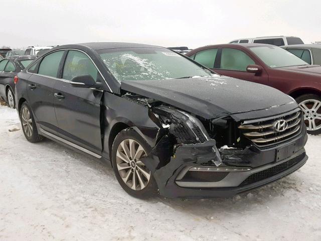 5NPE34AF3HH509943 - 2017 HYUNDAI SONATA SPO BLACK photo 1