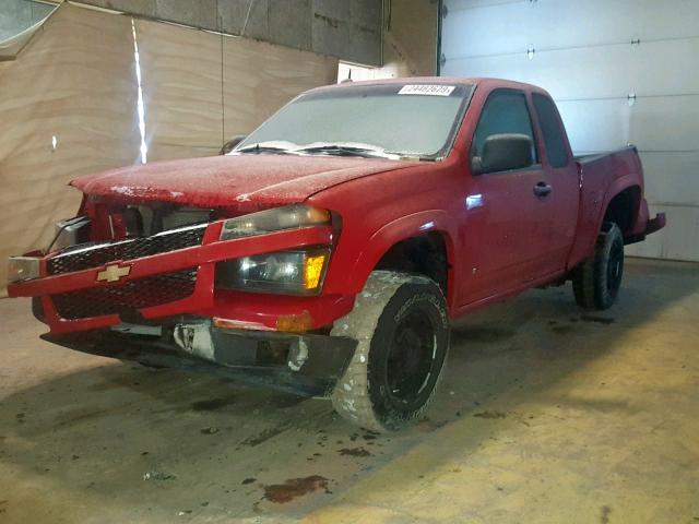 1GCDT39E888212795 - 2008 CHEVROLET COLORADO L RED photo 2